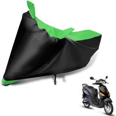 MOCKHE Two Wheeler Cover for Hero(Electric Optima, Black, Green)