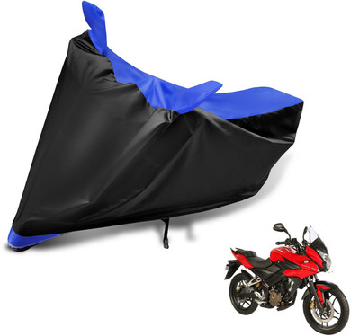 Auto Hub Waterproof Two Wheeler Cover for Bajaj(Pulsar AS 150, Blue)