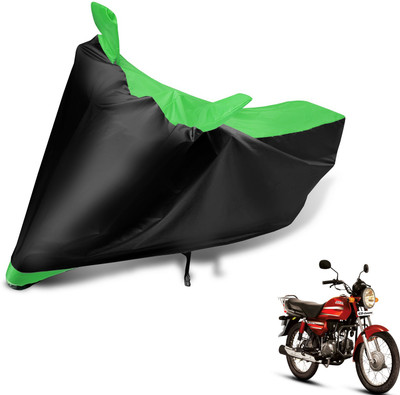 MOCKHE Two Wheeler Cover for Hero(CD Dawn, Black, Green)