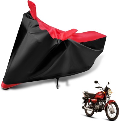 MOCKHE Two Wheeler Cover for Hero(CD Dawn, Black, Red)