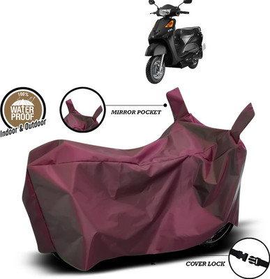 ANTHUB Waterproof Two Wheeler Cover for Indus(Yo EXL, Maroon)