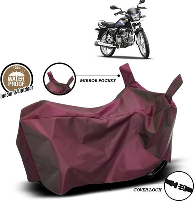 ANTHUB Waterproof Two Wheeler Cover for Hero(Splendor Pro, Maroon)