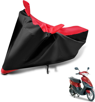 Auto Hub Two Wheeler Cover for Indian(Yo Spark, Black, Red)
