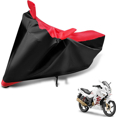 Auto Hub Two Wheeler Cover for Hero(Karizma ZMR, Black, Red)