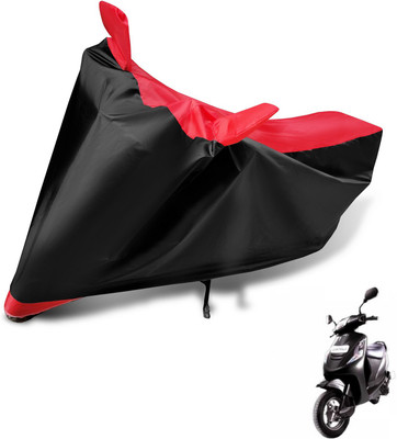 Auto Hub Two Wheeler Cover for Mahindra(Kine, Black, Red)