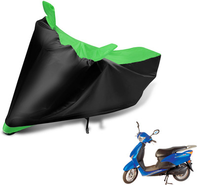 Auto Hub Two Wheeler Cover for Hero(E Scoot, Black, Green)