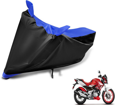 Auto Hub Two Wheeler Cover for Hero(Xtreme, Black, Blue)