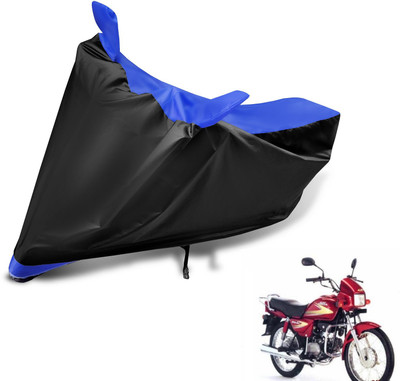 Auto Hub Two Wheeler Cover for Hero(Splendor, Black, Blue)