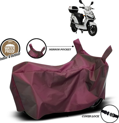 SEBONGO Waterproof Two Wheeler Cover for Avon(Maroon)