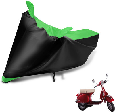 MOCKHE Two Wheeler Cover for LML(Star Euro, Black, Green)