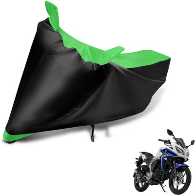 Amanzo Waterproof Two Wheeler Cover for Yamaha(Fazer, Green)
