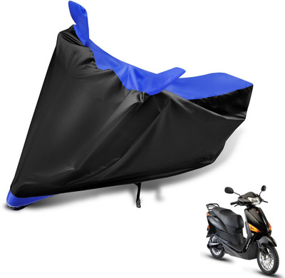 MOCKHE Two Wheeler Cover for Hero(Electric Optima, Black, Blue)