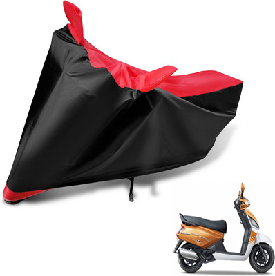 Auto Hub Two Wheeler Cover for Mahindra(Gusto, Black, Red)
