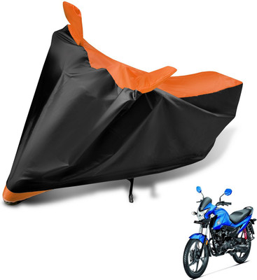 Auto Hub Two Wheeler Cover for Honda(Livo, Black, Orange)
