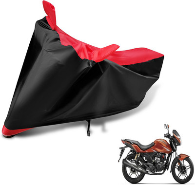 Auto Hub Two Wheeler Cover for Hero(CBZ Extreme, Black, Red)