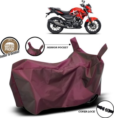 SEBONGO Waterproof Two Wheeler Cover for Hero(Xtreme 200R, Maroon)