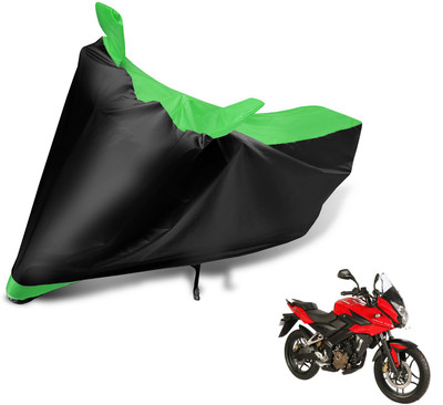 Auto Hub Waterproof Two Wheeler Cover for Bajaj(Pulsar AS 150, Green)