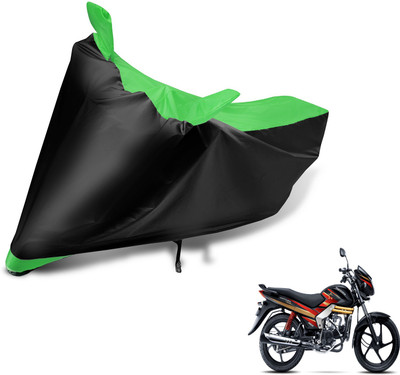 Auto Hub Two Wheeler Cover for Mahindra(Centuro, Black, Green)