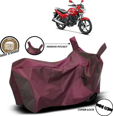 SEBONGO Waterproof Two Wheeler Cover for Hero(Achiever, Maroon)
