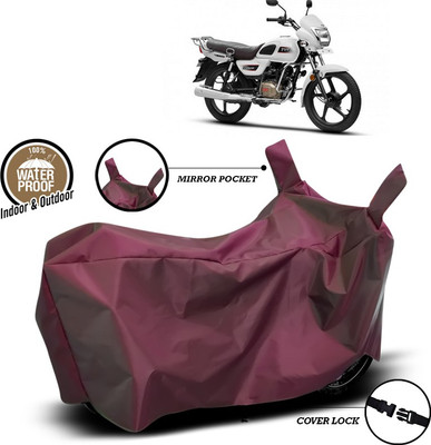 ANTHUB Waterproof Two Wheeler Cover for TVS(Radeon, Maroon)
