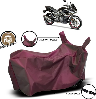 ANTHUB Waterproof Two Wheeler Cover for Hero(Xtreme 200S, Maroon)