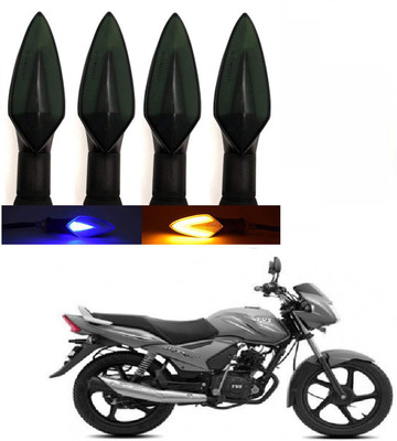 BRPEARl Side LED Indicator Light for TVS City(Blue, Amber)