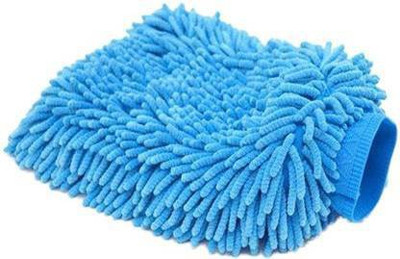 WordNNux Microfiber Vehicle Washing  Hand Glove(Pack Of 1)