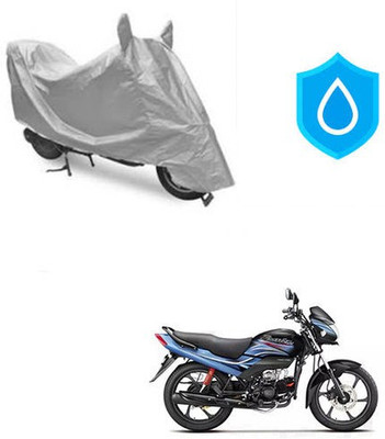 THE REAL ARV Waterproof Two Wheeler Cover for Hero(Passion Plus, Silver)