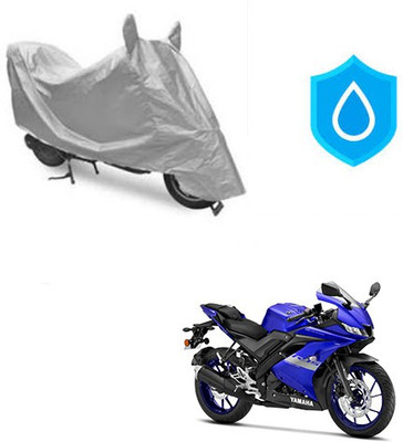 Atulit enterprises Two Wheeler Cover for Yamaha(R15 V3, Silver)