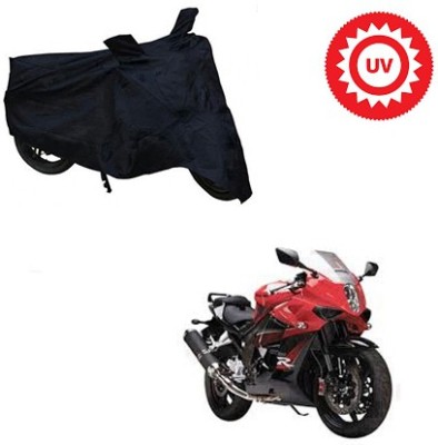 Atulit enterprises Two Wheeler Cover for Hyosung(GT650R, Black)