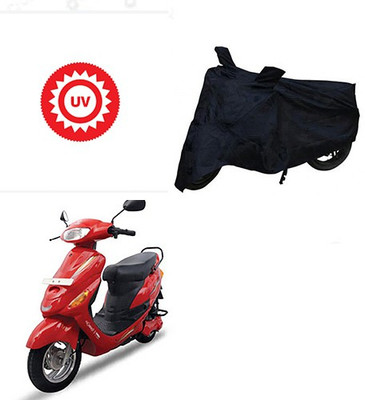 SRENTERPRISES Two Wheeler Cover for Hero(E Sprint, Black)
