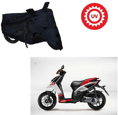 Amozkart Two Wheeler Cover for Aprilia(SR 125, Black)