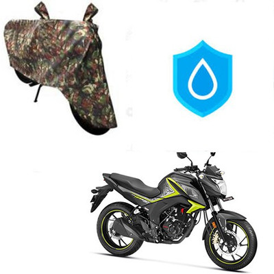HYBRIDS COLLECTION Waterproof Two Wheeler Cover for Honda(CB Hornet 160, Multicolor)