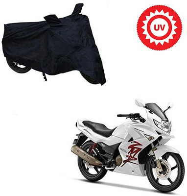 Atulit enterprises Two Wheeler Cover for Hero(Karizma, Black)