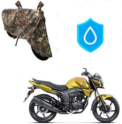 HYBRIDS COLLECTION Waterproof Two Wheeler Cover for Honda(CB Trigger, Multicolor)