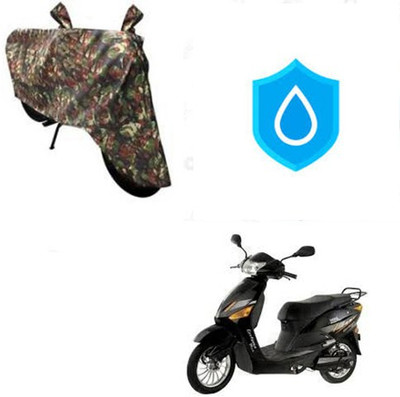 HYBRIDS COLLECTION Waterproof Two Wheeler Cover for Hero(Electric Zippy, Multicolor)