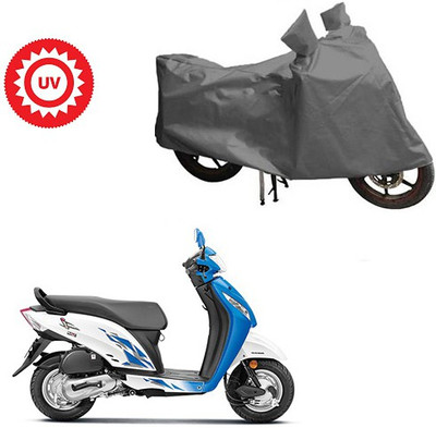 Feel heaven Waterproof Two Wheeler Cover for Honda(Activa i, Grey)