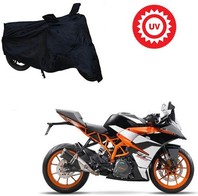Atulit enterprises Two Wheeler Cover for KTM(RD 350, Black)