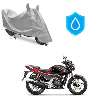 HYBRIDS COLLECTION Waterproof Two Wheeler Cover for Hero(CBZ Extreme, Silver)