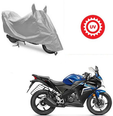 Atulit enterprises Two Wheeler Cover for Honda(CBR 150R, Silver)