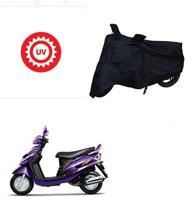 SRENTERPRISES Two Wheeler Cover for Mahindra(Rodeo RZ, Black)
