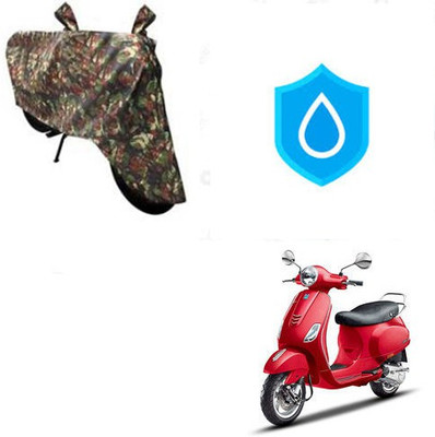 HYBRIDS COLLECTION Waterproof Two Wheeler Cover for Piaggio(Vespa VXL, Multicolor)
