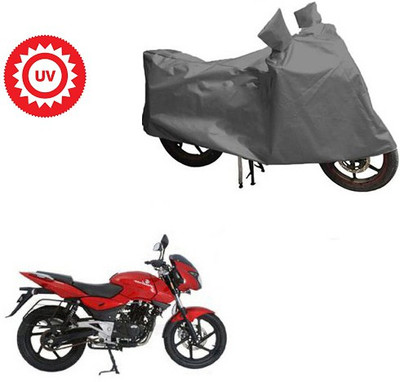 Feel heaven Waterproof Two Wheeler Cover for Bajaj(Pulsar 200 NS DTS-i, Grey)