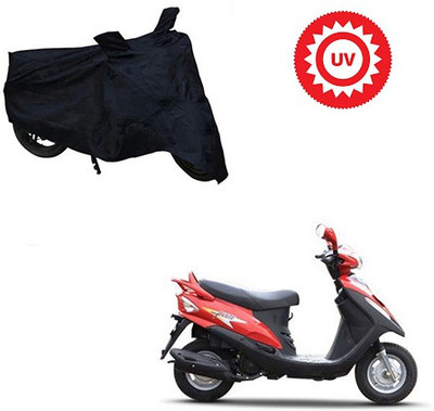Atulit enterprises Two Wheeler Cover for Mahindra(Flyte, Black)