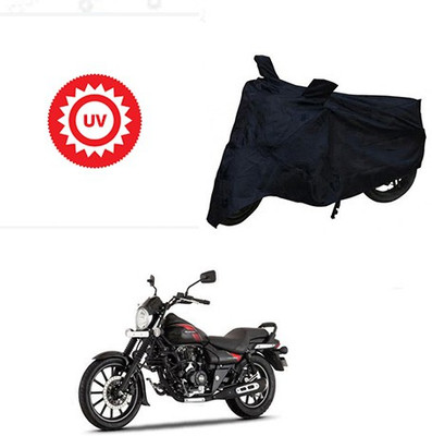 SRENTERPRISES Two Wheeler Cover for Bajaj(Avenger 220 Street, Black)