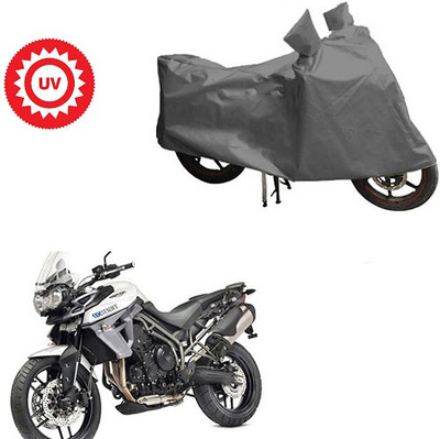 Feel heaven Waterproof Two Wheeler Cover for Universal For Bike(Grey)