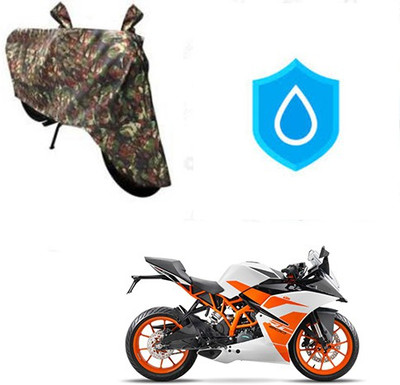 Feel heaven Waterproof Two Wheeler Cover for KTM(Duke 200, Multicolor)