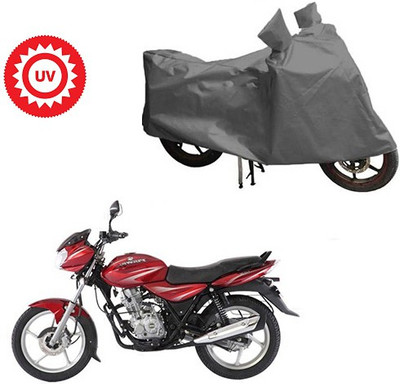 Feel heaven Waterproof Two Wheeler Cover for Bajaj(Discover 125 DTS-i, Grey)