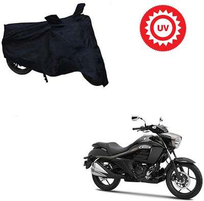 Atulit enterprises Two Wheeler Cover for Suzuki(Intruder, Black)
