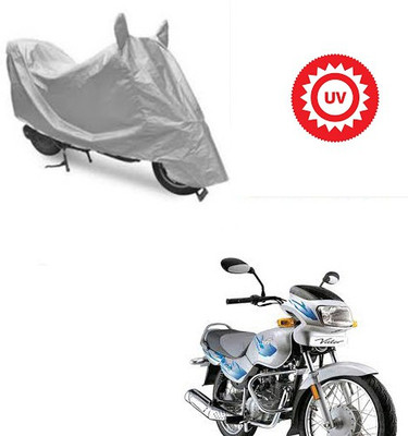 Atulit enterprises Two Wheeler Cover for TVS(Victor GLX, Silver)
